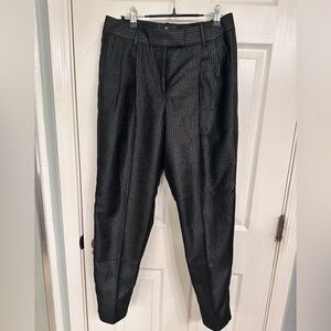 Banana Republic black sparkle ankle trousers.  Size 4